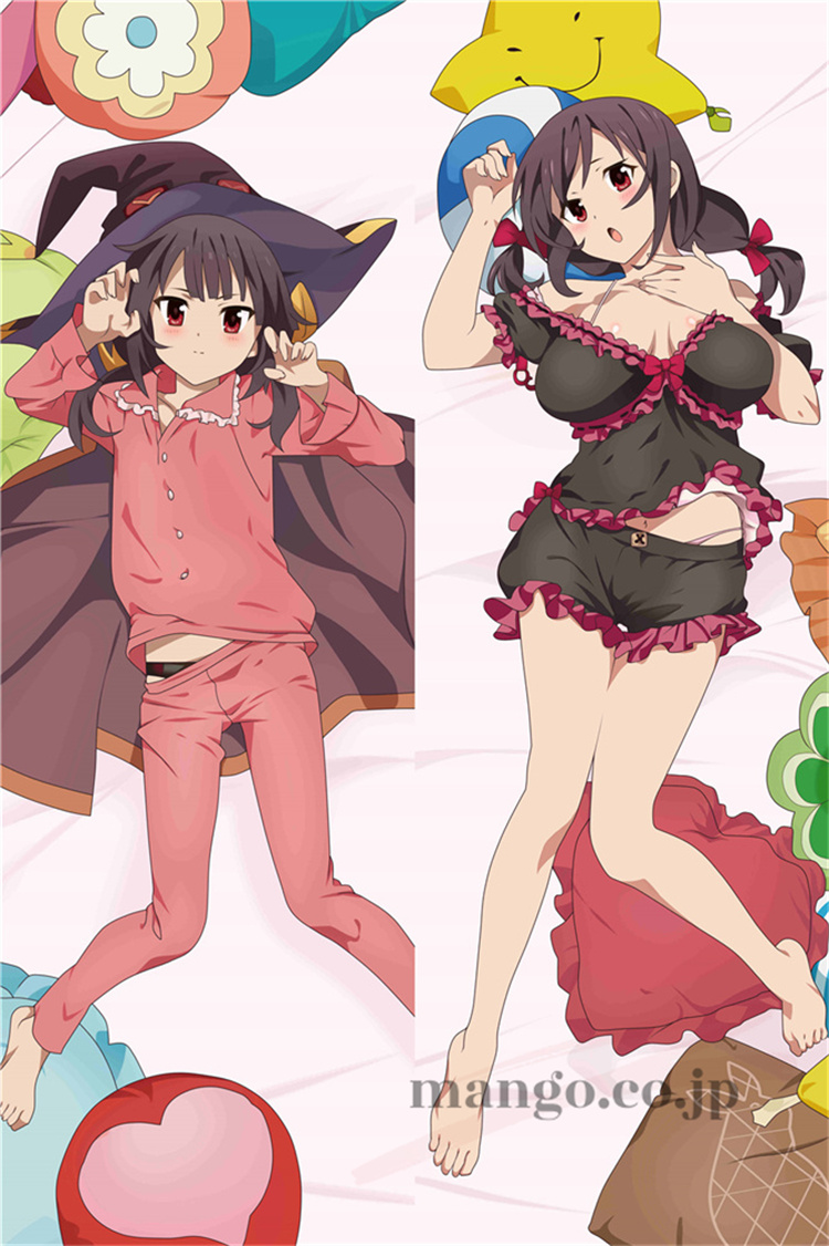 【この素晴らしい世界に祝福を！】めぐみん＆ゆんゆん 抱き枕カバー 50×160cm 2WAYトリコット  めぐみん＆ゆんゆんの 抱き枕カバー