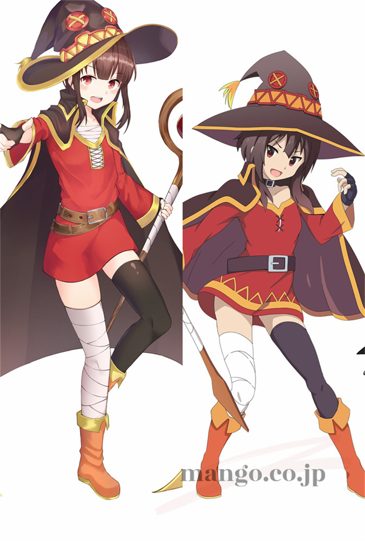【この素晴らしい世界に祝福を！】めぐみん 抱き枕カバー 50×160cm 2WAYトリコット この素晴らしい世界に めぐみん 抱き枕カバー