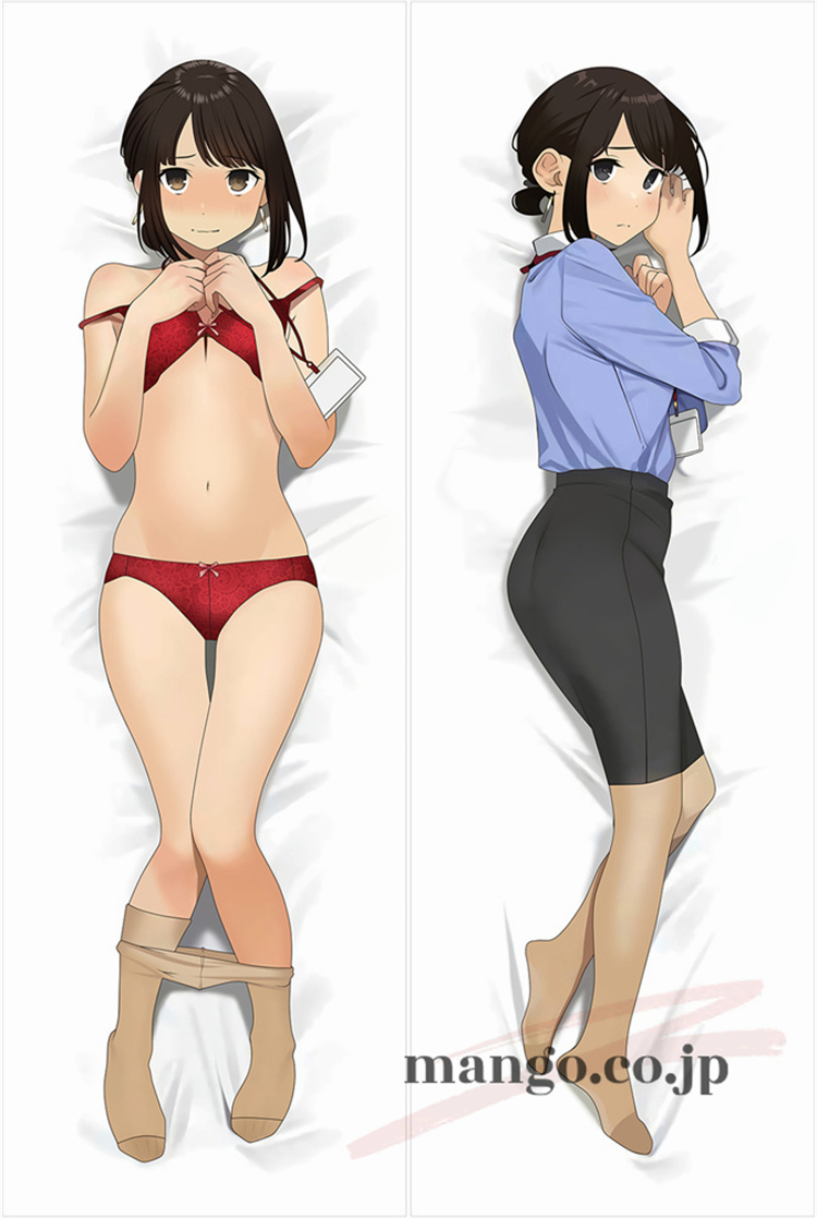 【がんばれ同期ちゃん】 同期ちゃん抱き枕カバー アニメ 等身大 等身大 キャラクター同期ちゃん 抱き枕カバー