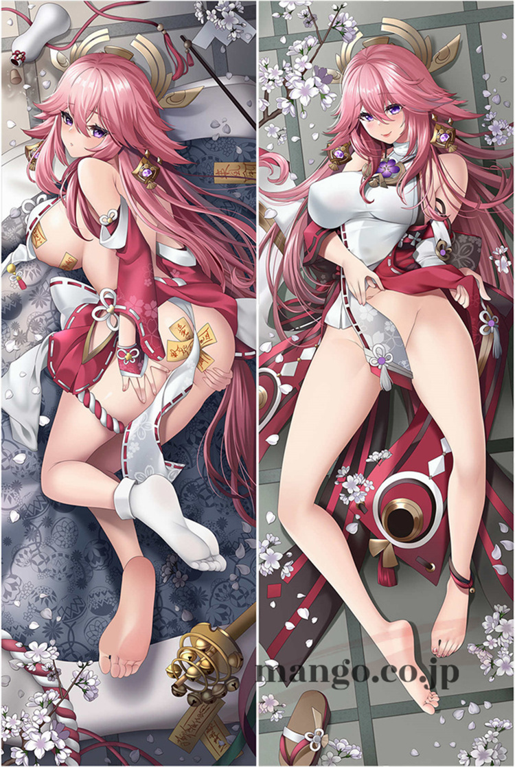 【原神】 八重神子抱き枕カバー アニメ 等身大 等身大 キャラクター八重神子 抱き枕カバー
