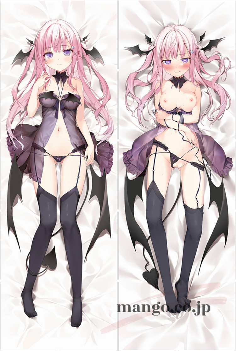 【オリジナル】 サキュバスちゃん抱き枕カバー アニメ 等身大 等身大 キャラクターサキュバスちゃん 抱き枕カバー