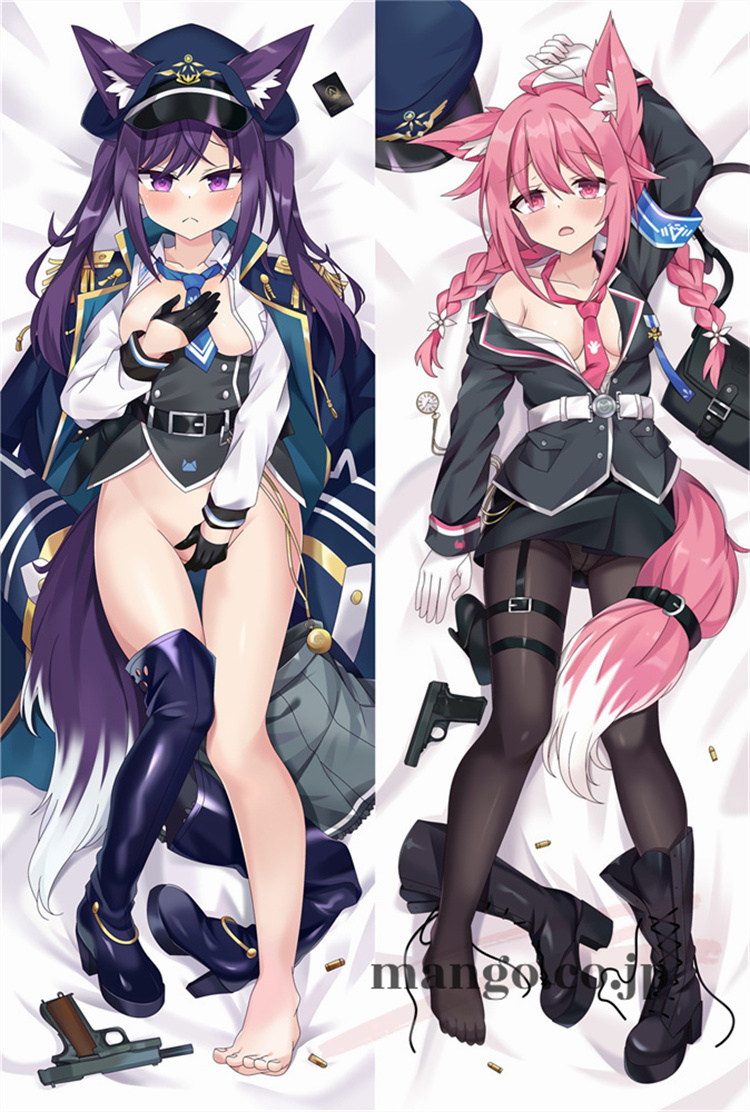 【オリジナル】 クロ_モイカちゃん抱き枕カバー アニメ 等身大 等身大 キャラクタークロ_モイカちゃん 抱き枕カバー