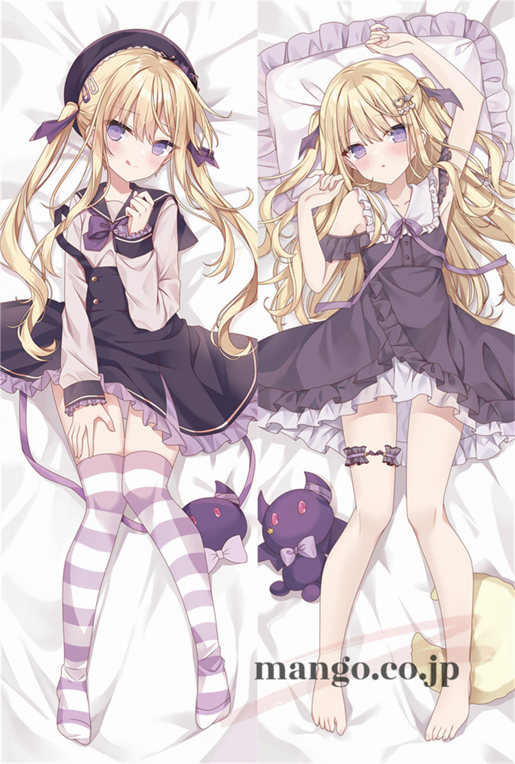 【バーチャルYoutuber】 月紫アリア抱き枕カバー アニメ 等身大 等身大 キャラクター月紫アリア 抱き枕カバー