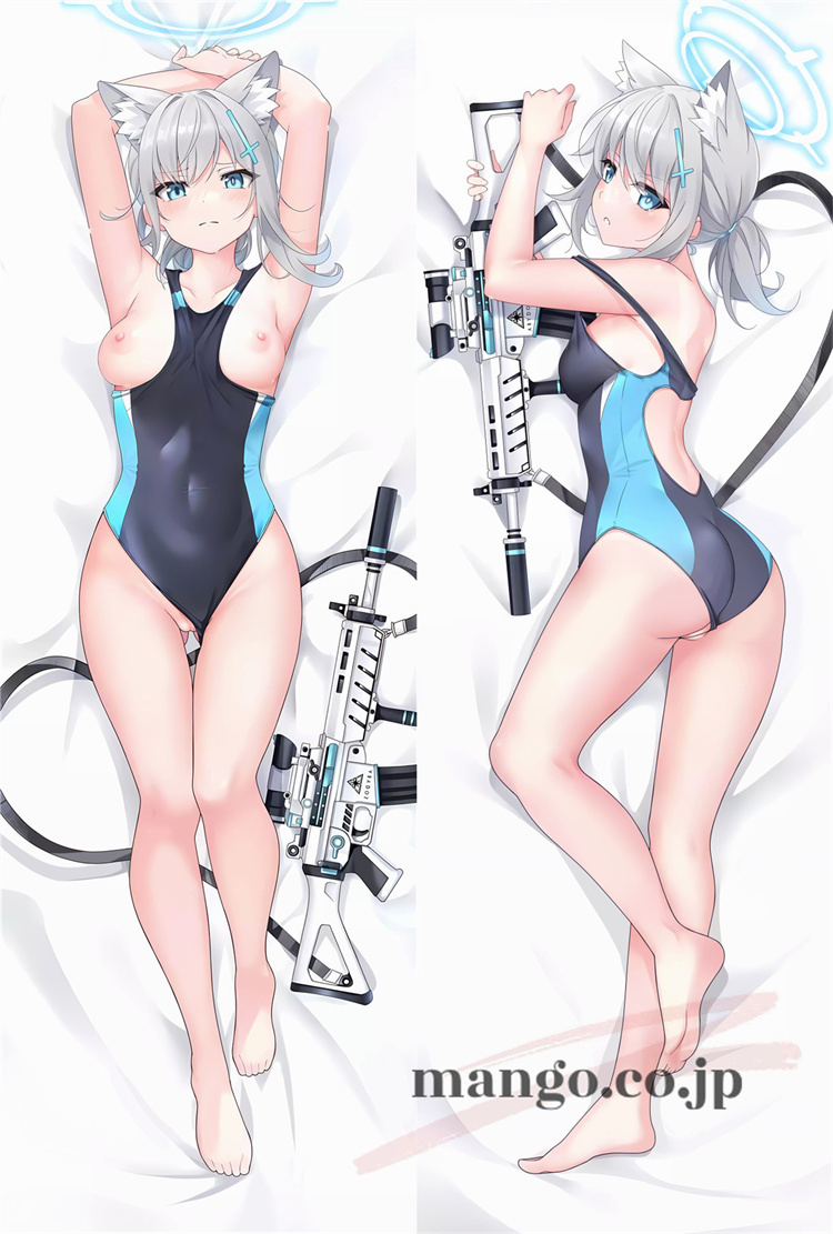 【ブルーアーカイブ】 砂狼シロコ(水着ver)抱き枕カバー アニメ 等身大 等身大 キャラクター砂狼シロコ(水着ver) 抱き枕カバー
