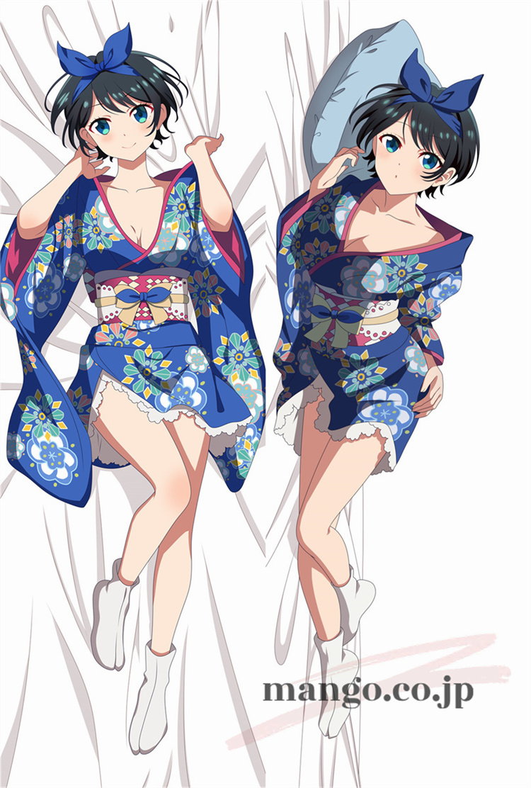 【彼女、お借りします】  更科瑠夏抱き枕カバー アニメ 等身大 等身大 キャラクター 更科瑠夏 抱き枕カバー
