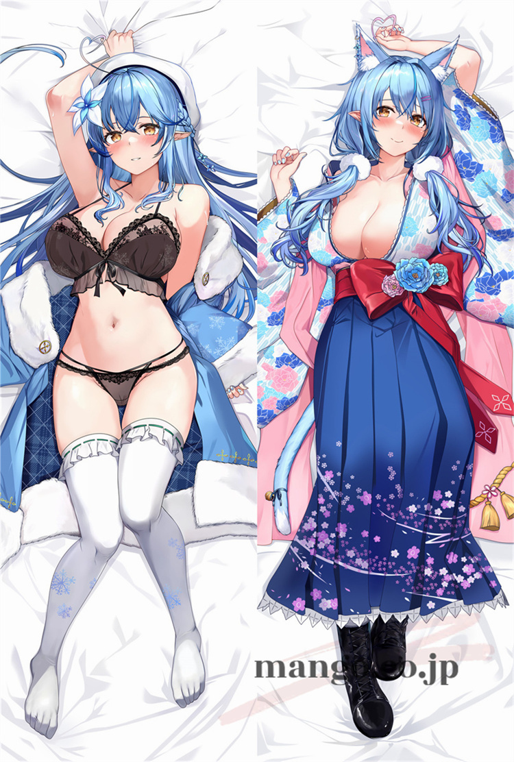 【バーチャルYoutuber】 雪花ラミィ抱き枕カバー アニメ 等身大 等身大 キャラクター雪花ラミィ 抱き枕カバー