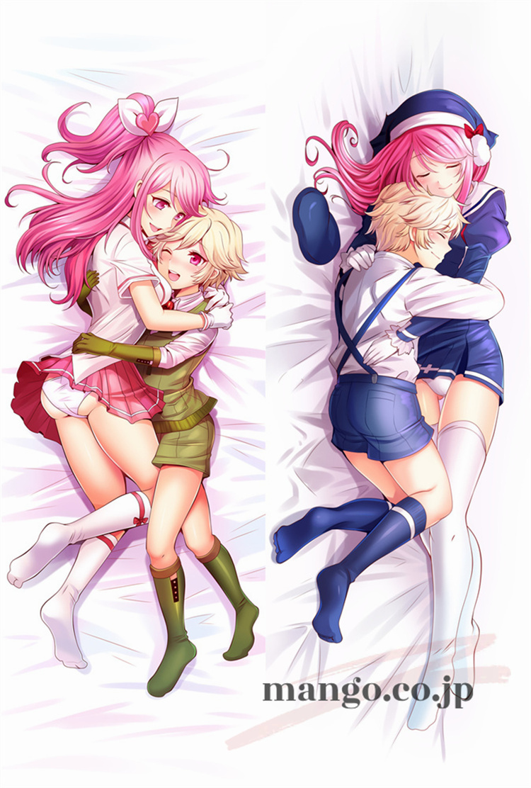 【オリジナル】ココロネ＝ペンデュラム！ 抱き枕カバー 50×160cm 2WAYトリコット レミー×鏡華 抱き枕カバー