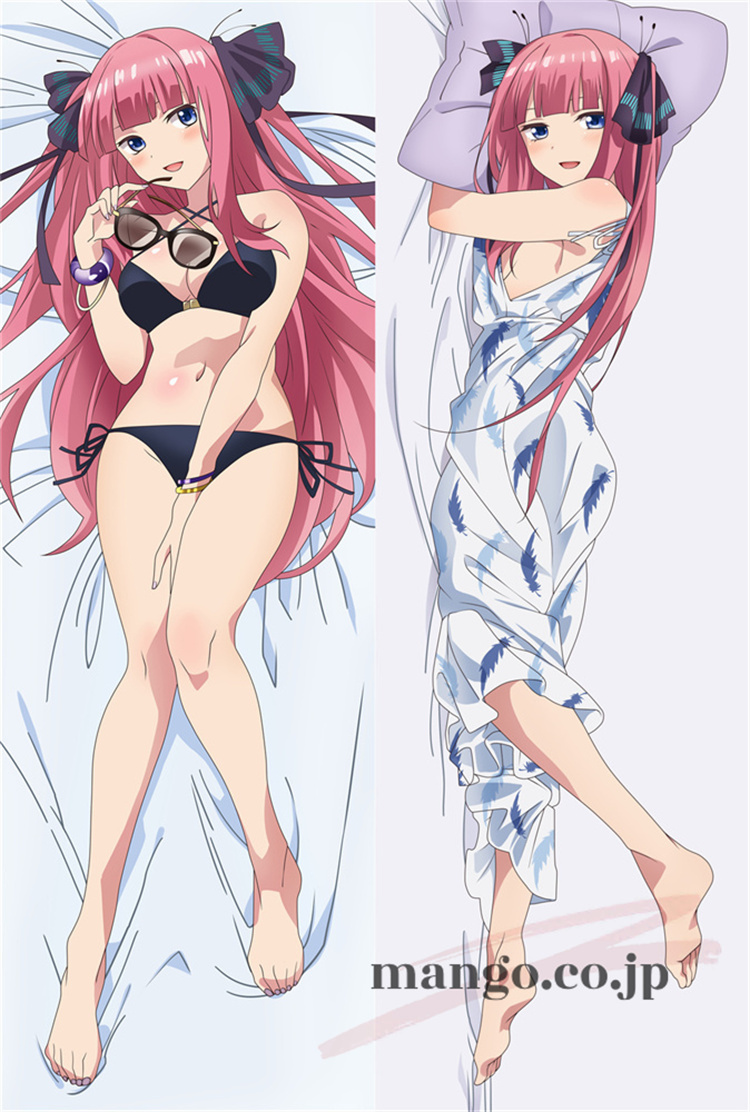 【五等分の花嫁】 描き下ろし 中野二乃抱き枕カバー アニメ 等身大 等身大 キャラクター描き下ろし 中野二乃 抱き枕カバー