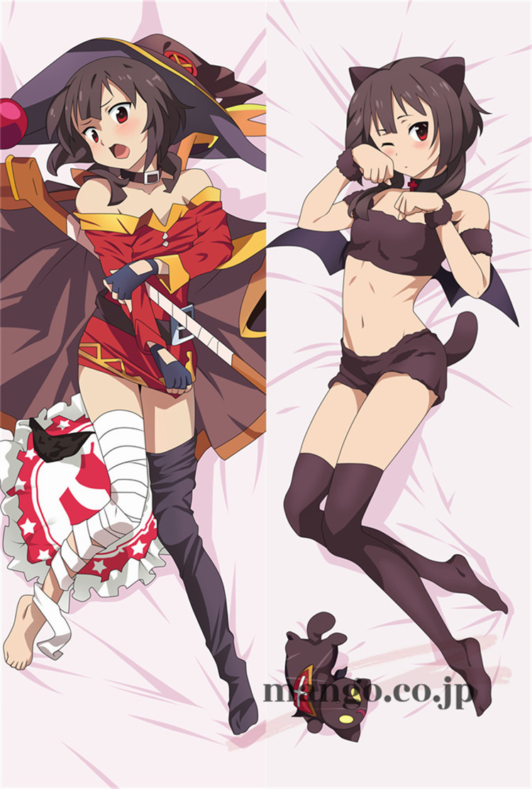 【この素晴らしい世界に祝福を！】  めぐみん抱き枕カバー アニメ 等身大 等身大 キャラクター めぐみん 抱き枕カバー