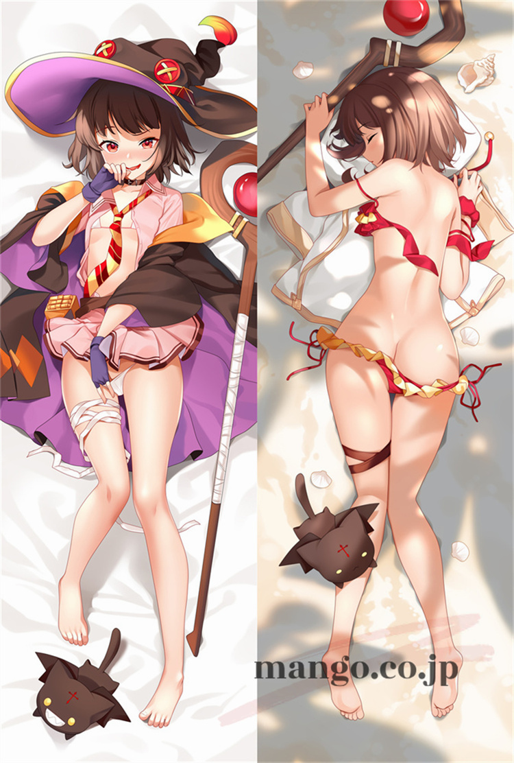 【この素晴らしい世界に祝福を！】 めぐみん抱き枕カバー アニメ 等身大 等身大 キャラクターめぐみん 抱き枕カバー
