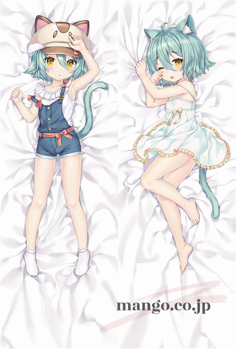 【ネコぱら】 描き下ろし カカオ抱き枕カバー アニメ 等身大 等身大 キャラクター描き下ろし カカオ 抱き枕カバー