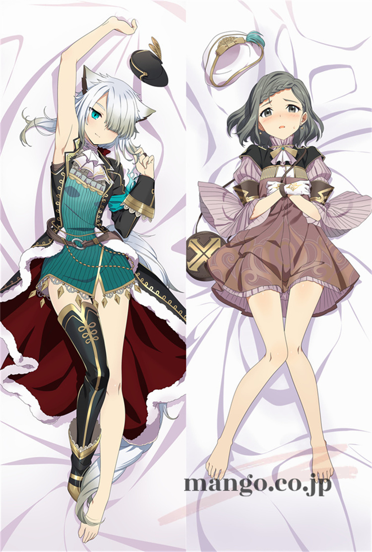 【イースIX】  キリシャ・ペンドルトン白猫抱き枕カバー アニメ 等身大 等身大 キャラクター キリシャ・ペンドルトン白猫 抱き枕カバー