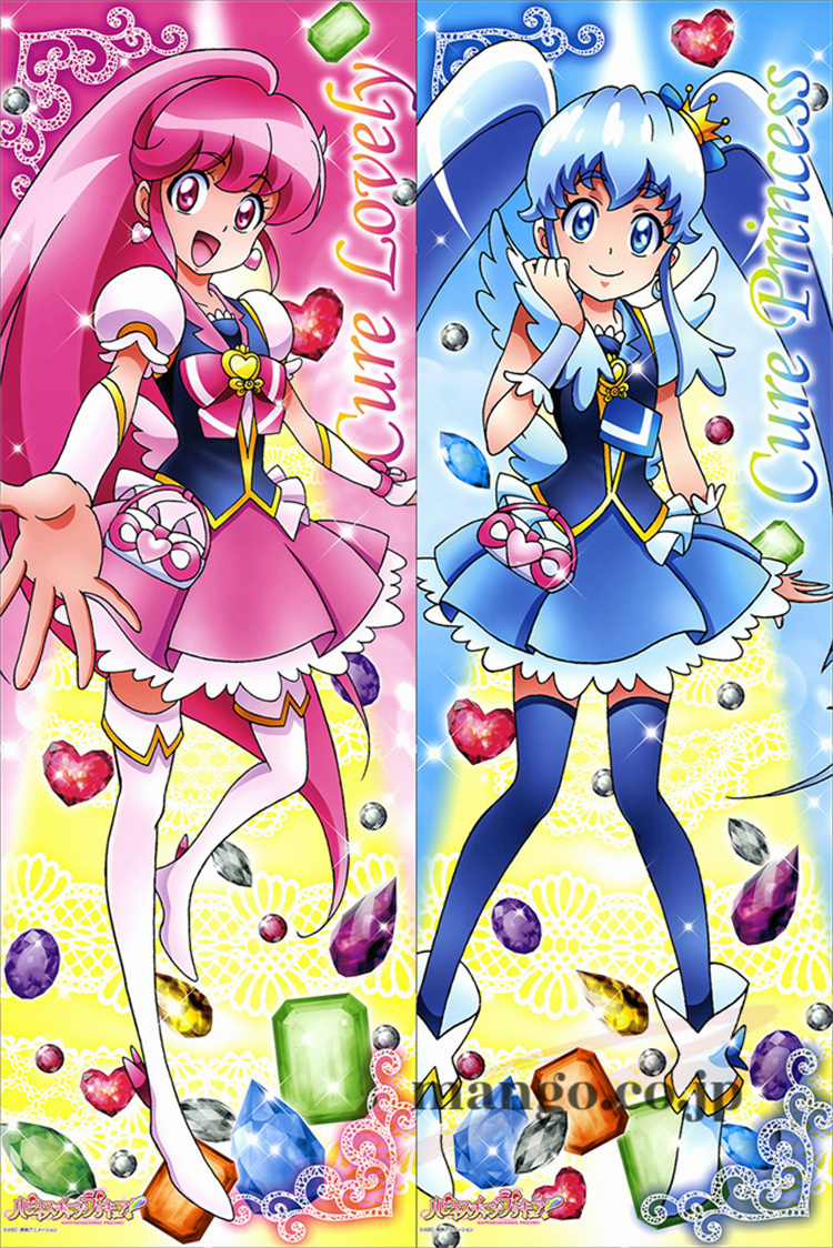 ハピネスチャージプリキュア！愛乃めぐみ&白雪ひめ 抱き枕カバー ハピネスチャージプリキュア！愛乃めぐみ&白雪ひめ 抱き枕カバー