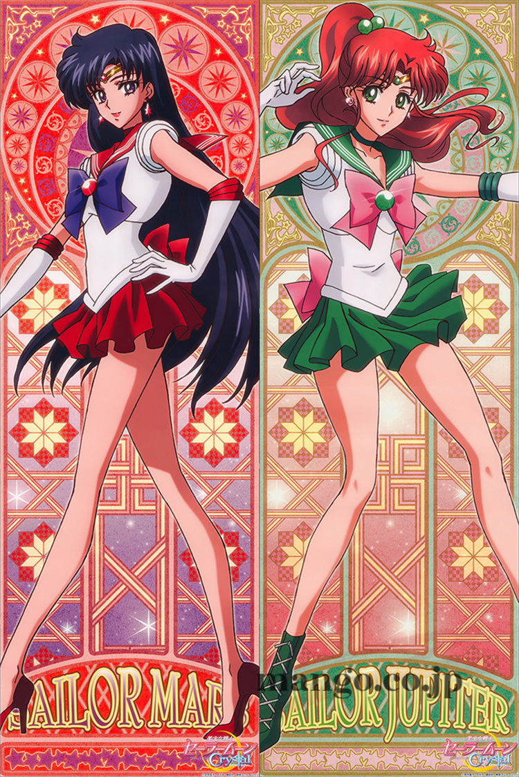 美少女戦士セーラームーン 火野レイ&木野まこと 抱き枕カバー 美少女戦士セーラームーン 火野レイ&木野まこと 抱き枕カバー