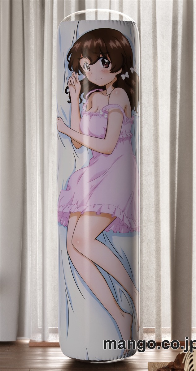 【おきあがりこぼし】アニメ キャラクター 等身大 PVC バランスクッション【ガールズ&パンツァー】小山 柚子 PVC製 キャラクターグッズ コレクション用
