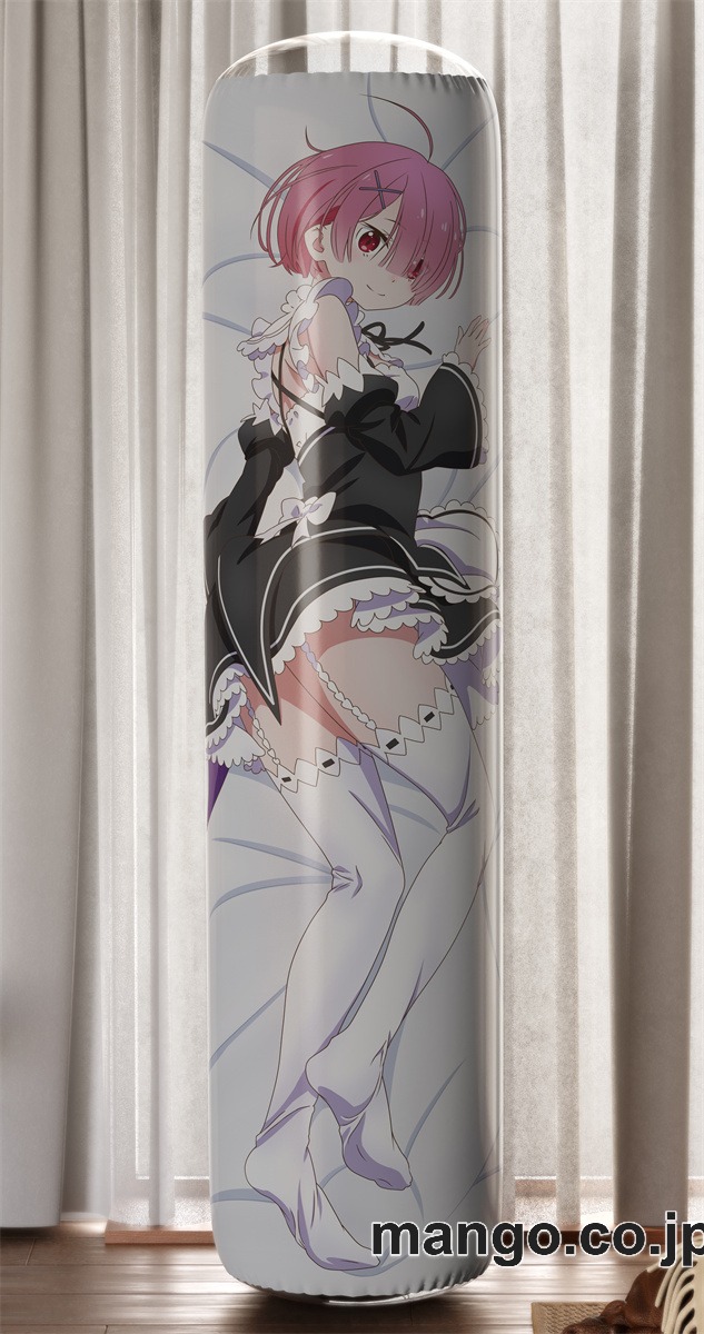 【おきあがりこぼし】アニメ キャラクター 等身大 PVC バランスクッション【わんこの嫁入り】〜ようこそ！いぬのしっぽへ〜 ラム PVC製 キャラクターグッズ コレクション用