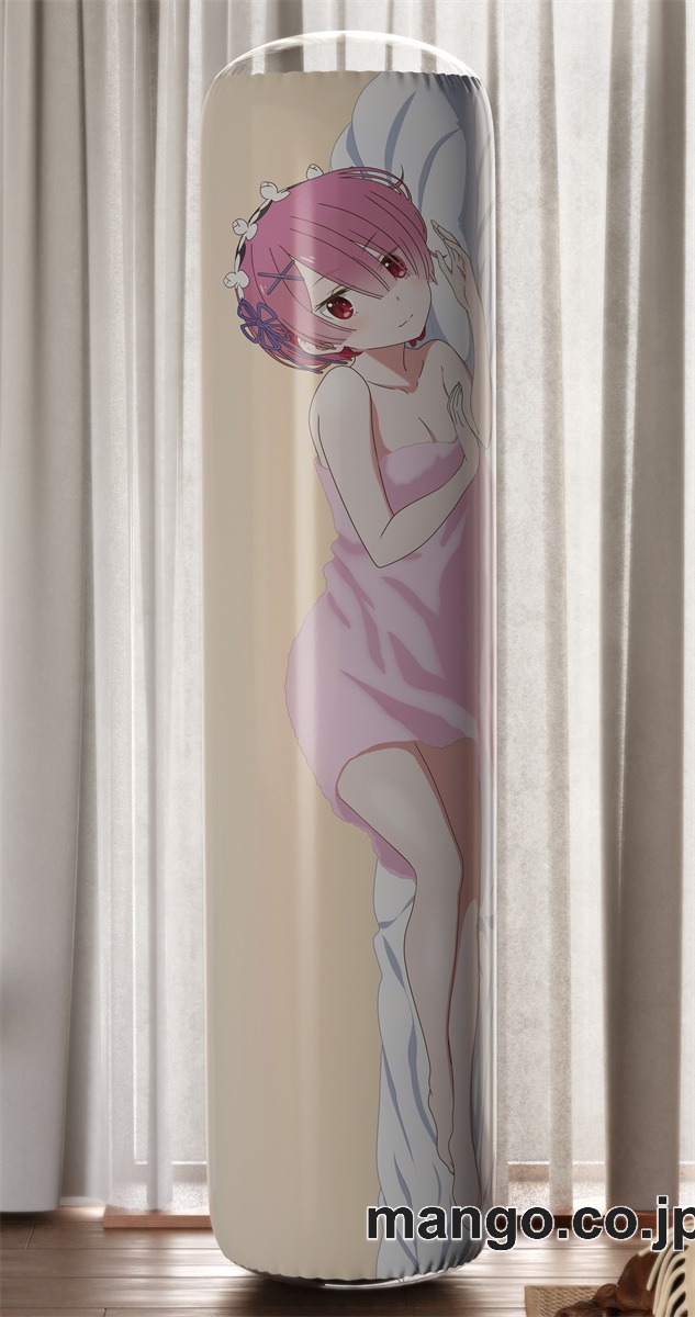 【おきあがりこぼし】アニメ キャラクター 等身大 PVC バランスクッション【わんこの嫁入り】〜ようこそ！いぬのしっぽへ〜 ラム PVC製 キャラクターグッズ コレクション用 2