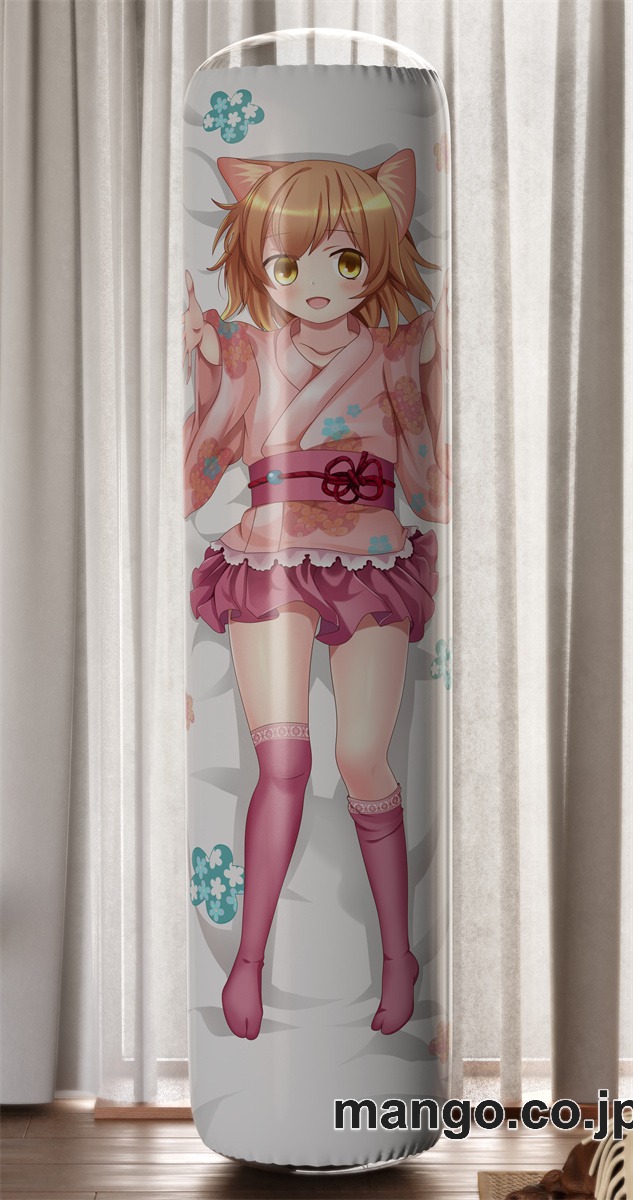 【おきあがりこぼし】アニメ キャラクター 等身大 PVC バランスクッション【猫耳さばいばー！】（のん） PVC製 キャラクターグッズ コレクション用 2