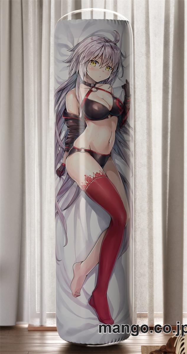 【おきあがりこぼし】アニメ キャラクター 等身大 PVC バランスクッション【FGO】ジャンヌ・オルタ 競泳・ビキニ PVC製 キャラクターグッズ コレクション用