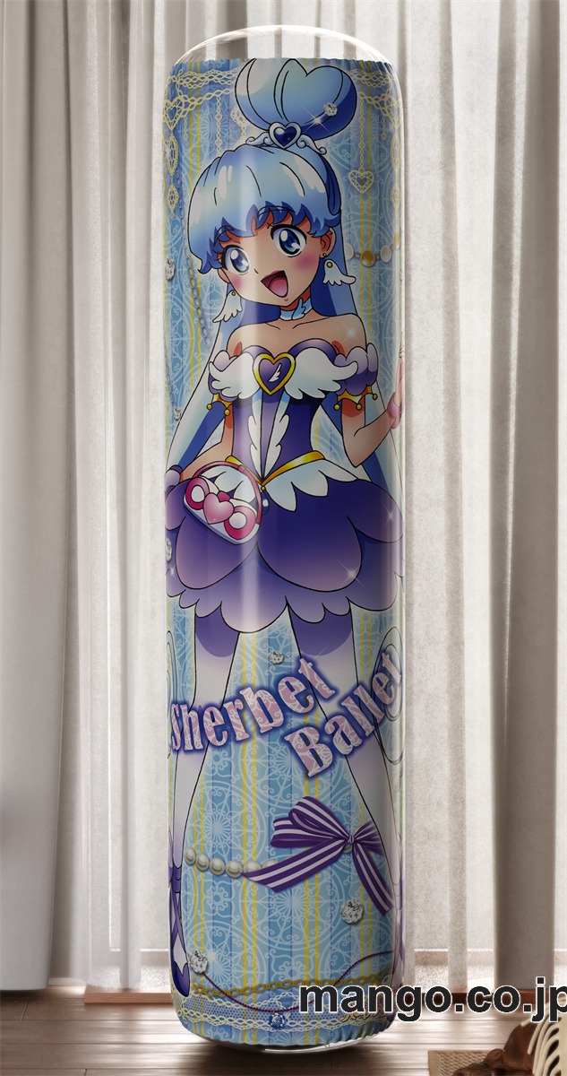 【おきあがりこぼし】アニメ キャラクター 等身大 PVC バランスクッションハピネスチャージプリキュア！愛乃めぐみ&白雪ひめ PVC製 キャラクターグッズ コレクション用 2