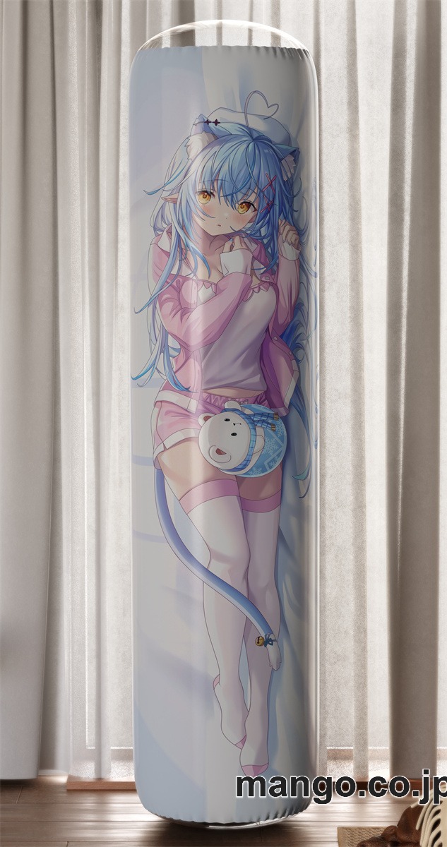 【おきあがりこぼし】アニメ キャラクター 等身大 PVC バランスクッション【バーチャルYoutuber】雪花ラミィ PVC製 キャラクターグッズ コレクション用