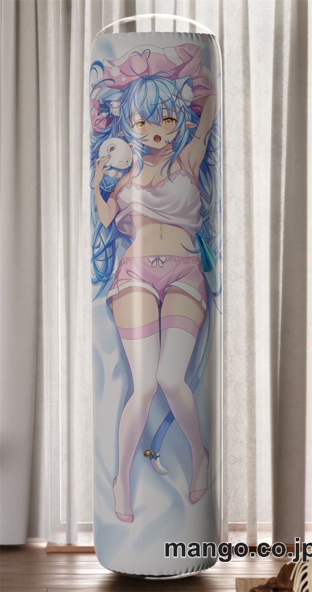 【おきあがりこぼし】アニメ キャラクター 等身大 PVC バランスクッション【バーチャルYoutuber】雪花ラミィ PVC製 キャラクターグッズ コレクション用 2