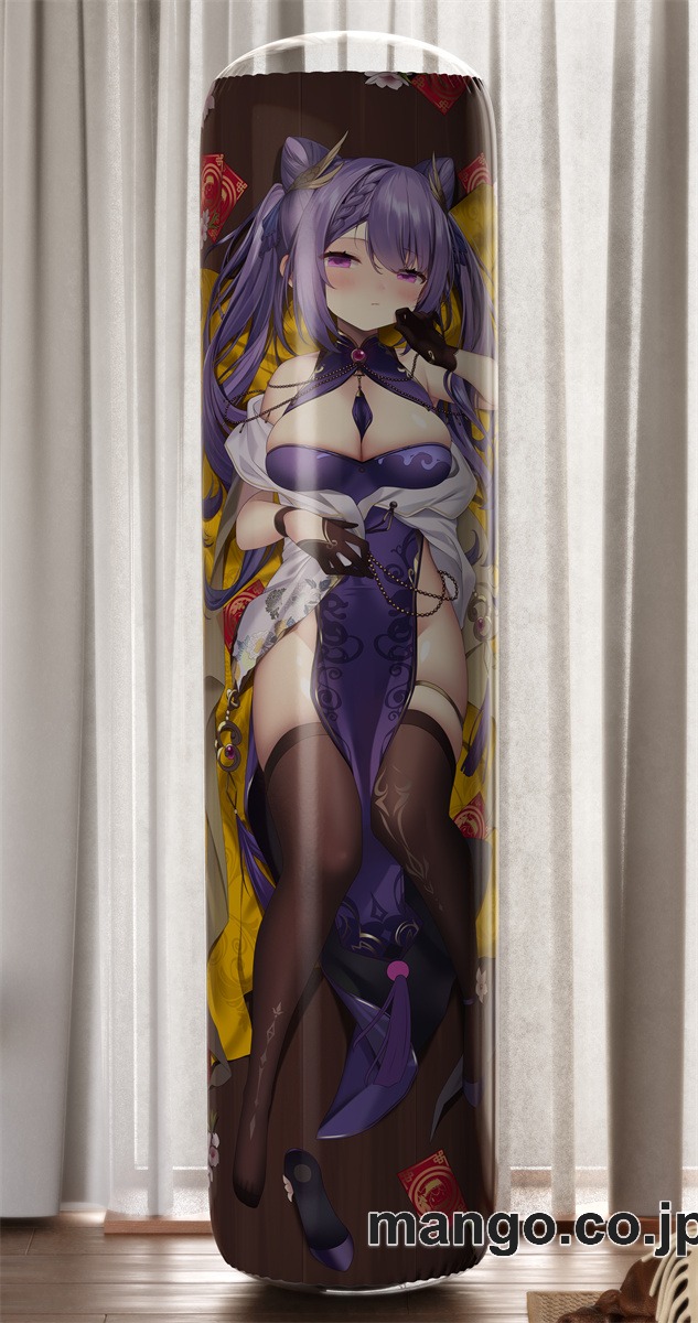 【おきあがりこぼし】アニメ キャラクター 等身大 PVC バランスクッション【原神】刻晴 PVC製 キャラクターグッズ コレクション用