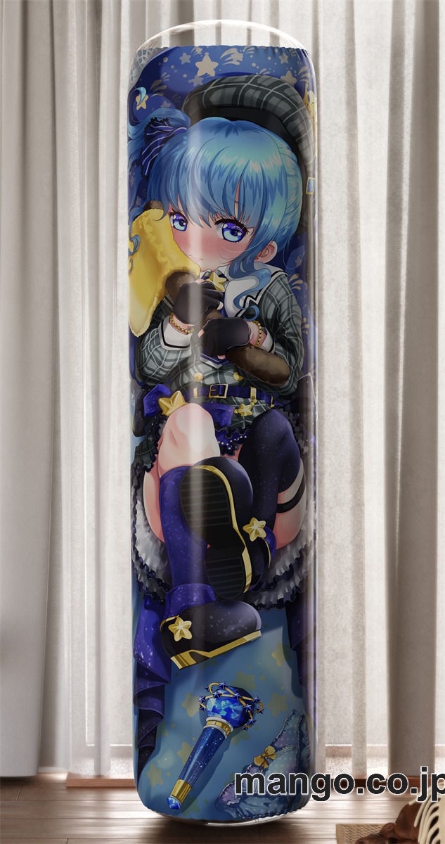 【おきあがりこぼし】アニメ キャラクター 等身大 PVC バランスクッション【バーチャルYoutuber】星街すいせい PVC製 キャラクターグッズ コレクション用 2
