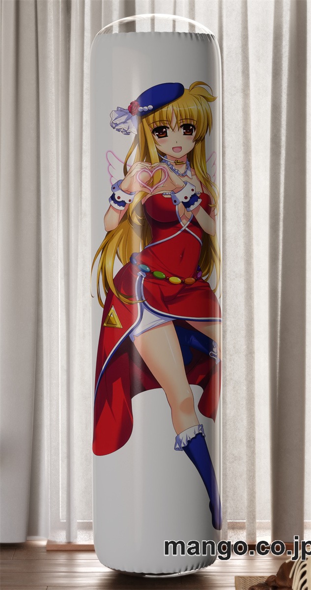 【おきあがりこぼし】アニメ キャラクター 等身大 PVC バランスクッション【魔法少女リリカルなのは】アインハルト・ストラトス　フェイト・テスタロッサ PVC製 キャラクターグッズ コレクション用