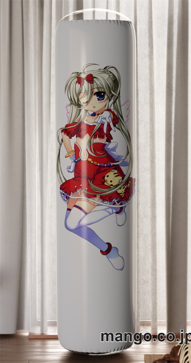 【おきあがりこぼし】アニメ キャラクター 等身大 PVC バランスクッション【魔法少女リリカルなのは】アインハルト・ストラトス　フェイト・テスタロッサ PVC製 キャラクターグッズ コレクション用 2
