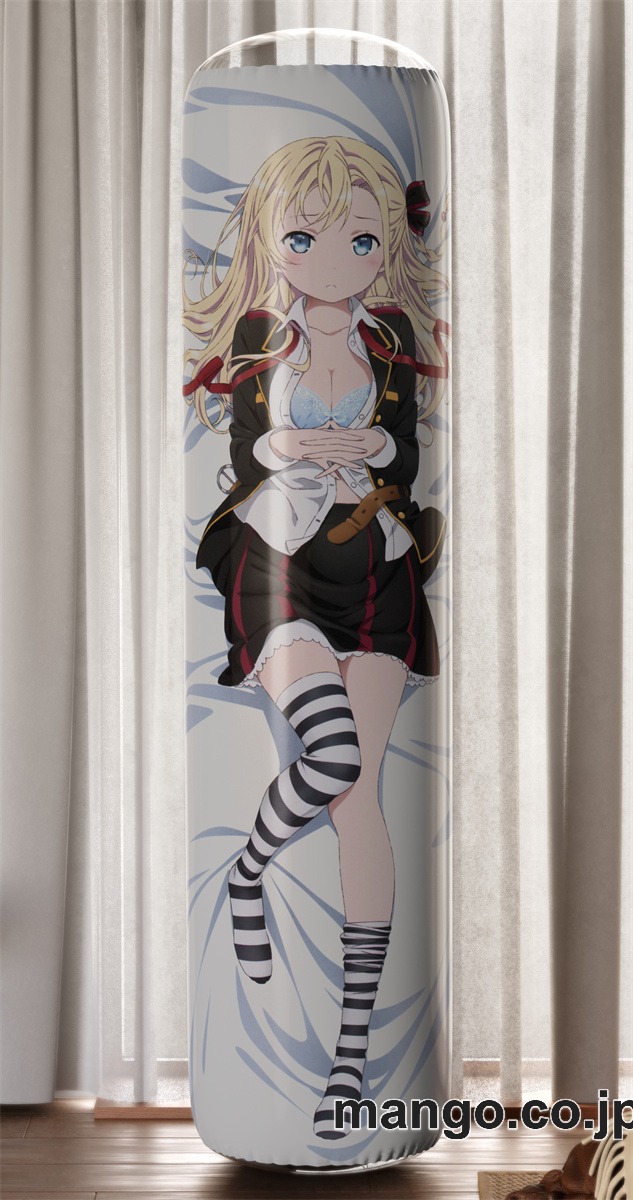 【おきあがりこぼし】アニメ キャラクター 等身大 PVC バランスクッション【ハイスクール・フリート】ヴィルヘルミーナ・ブラウンシュヴァイク・インゲノール・フリーデブルク PVC製 キャラクターグッズ コレクション用 2