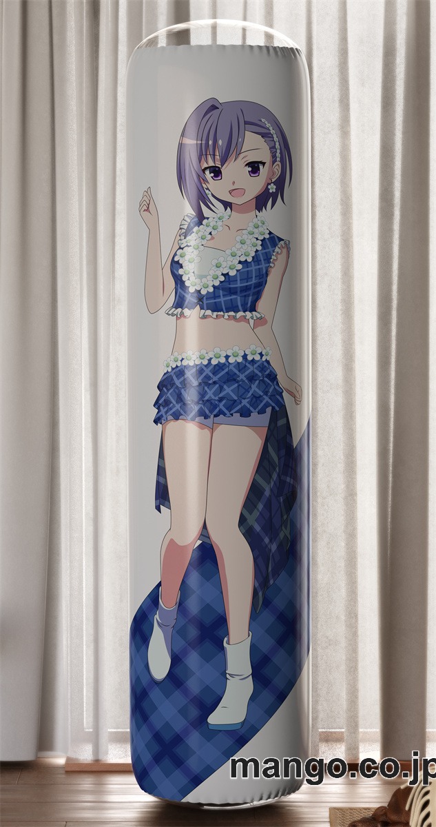 【おきあがりこぼし】アニメ キャラクター 等身大 PVC バランスクッション【音楽少女】迎羽織 PVC製 キャラクターグッズ コレクション用 2