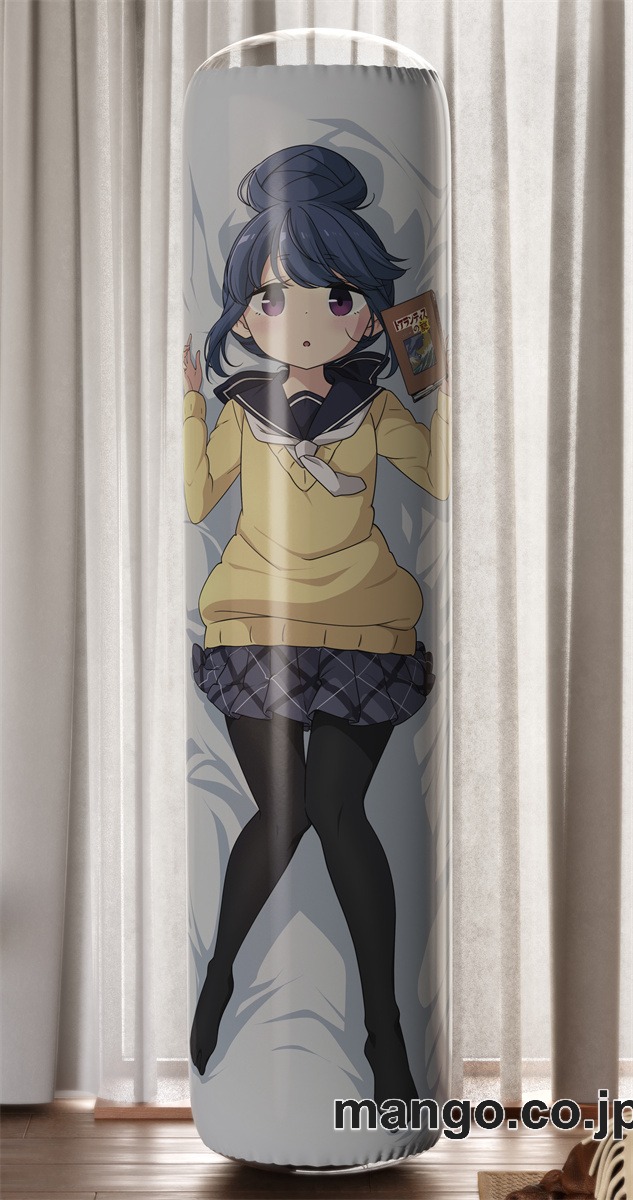 【おきあがりこぼし】アニメ キャラクター 等身大 PVC バランスクッション【ゆるキャン】志摩リン PVC製 キャラクターグッズ コレクション用 2