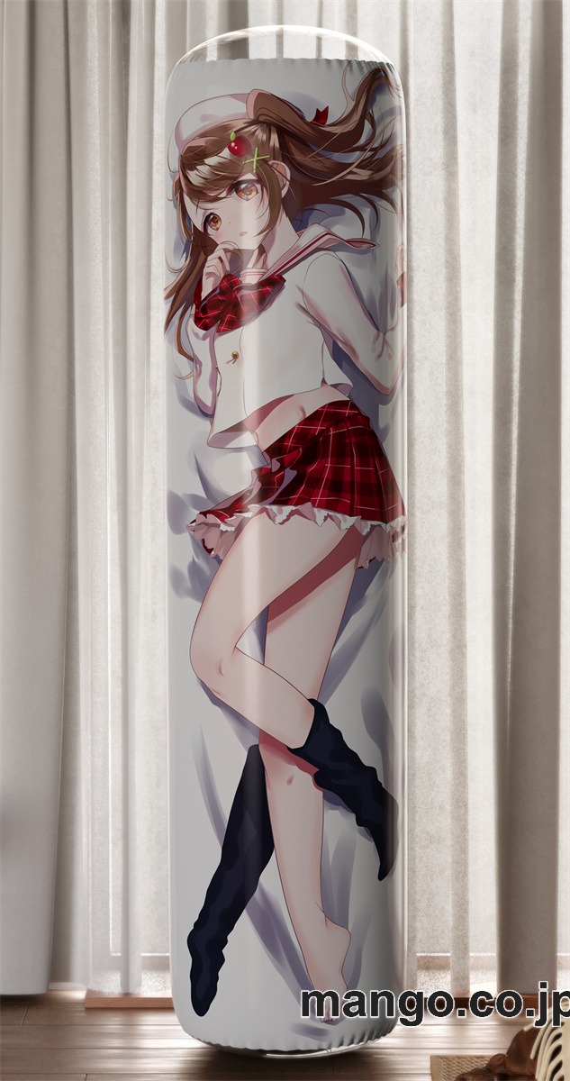 【おきあがりこぼし】アニメ キャラクター 等身大 PVC バランスクッション【バーチャルYoutuber】射貫まとい PVC製 キャラクターグッズ コレクション用 2