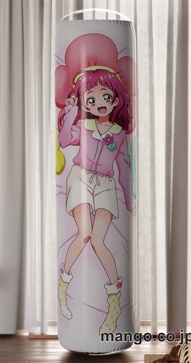 【おきあがりこぼし】アニメ キャラクター 等身大 PVC バランスクッション【HUGっと！プリキュア】はな PVC製 キャラクターグッズ コレクション用 2