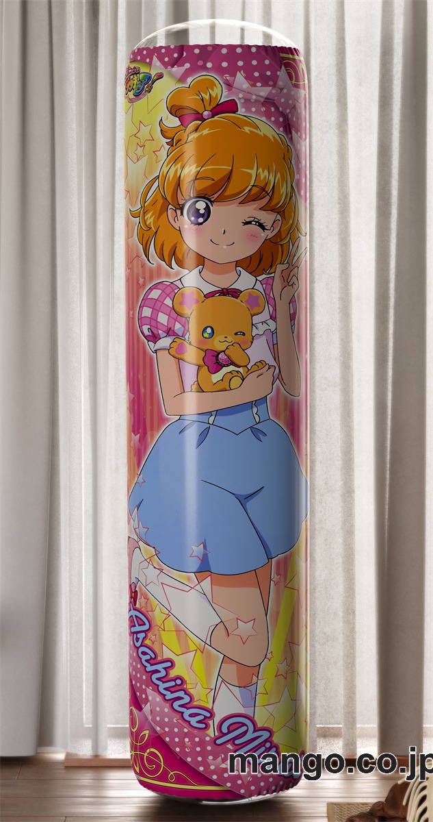 【おきあがりこぼし】アニメ キャラクター 等身大 PVC バランスクッション魔法つかいプリキュア！朝日奈みらい PVC製 キャラクターグッズ コレクション用