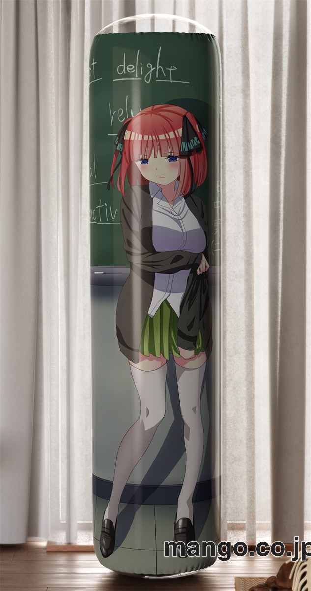 【おきあがりこぼし】アニメ キャラクター 等身大 PVC バランスクッション【五等分の花嫁∬】中野二乃 PVC製 キャラクターグッズ コレクション用