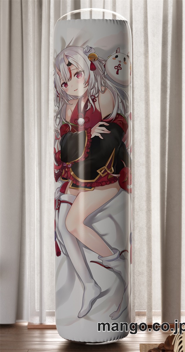 【おきあがりこぼし】アニメ キャラクター 等身大 PVC バランスクッション【バーチャルYoutuber】百鬼あやめ PVC製 キャラクターグッズ コレクション用