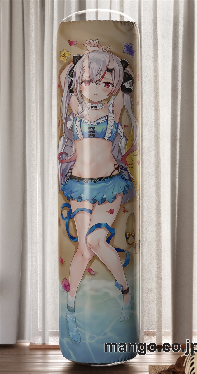 【おきあがりこぼし】アニメ キャラクター 等身大 PVC バランスクッション【バーチャルYoutuber】百鬼あやめ PVC製 キャラクターグッズ コレクション用 2