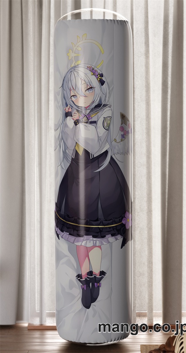 【おきあがりこぼし】アニメ キャラクター 等身大 PVC バランスクッション【ブルーアーカイブ】白洲アズサ PVC製 キャラクターグッズ コレクション用 2