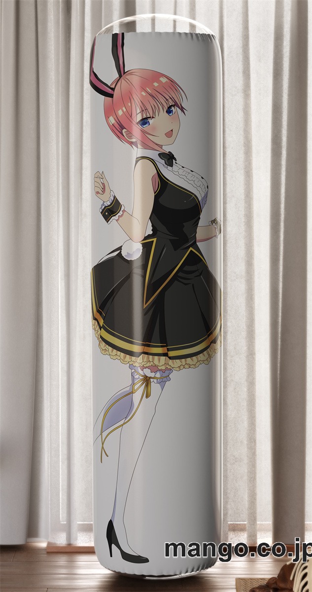 【おきあがりこぼし】アニメ キャラクター 等身大 PVC バランスクッション五等分の花嫁バニーガール中野一花 PVC製 キャラクターグッズ コレクション用 2