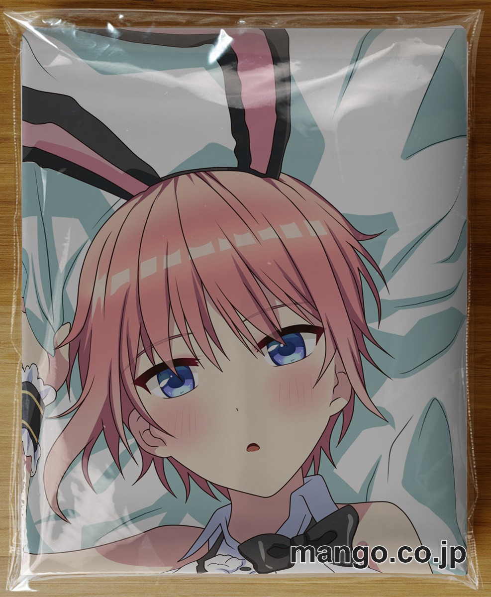 【おきあがりこぼし】アニメ キャラクター 等身大 PVC バランスクッション五等分の花嫁バニーガール中野一花 PVC製 キャラクターグッズ コレクション用 3