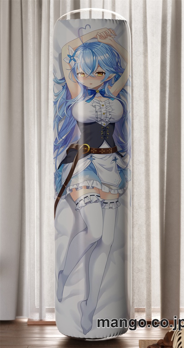 【おきあがりこぼし】アニメ キャラクター 等身大 PVC バランスクッション【バーチャルYoutuber】雪花ラミィさん PVC製 キャラクターグッズ コレクション用