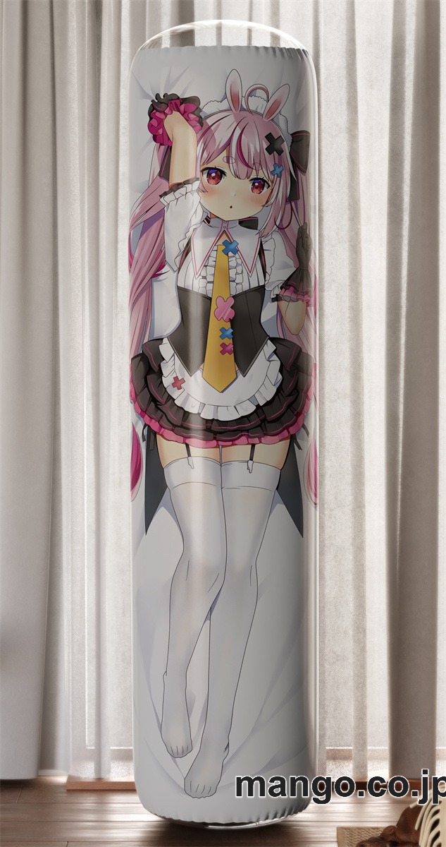 【おきあがりこぼし】アニメ キャラクター 等身大 PVC バランスクッション【バーチャルYoutuber】兎鞠まり PVC製 キャラクターグッズ コレクション用