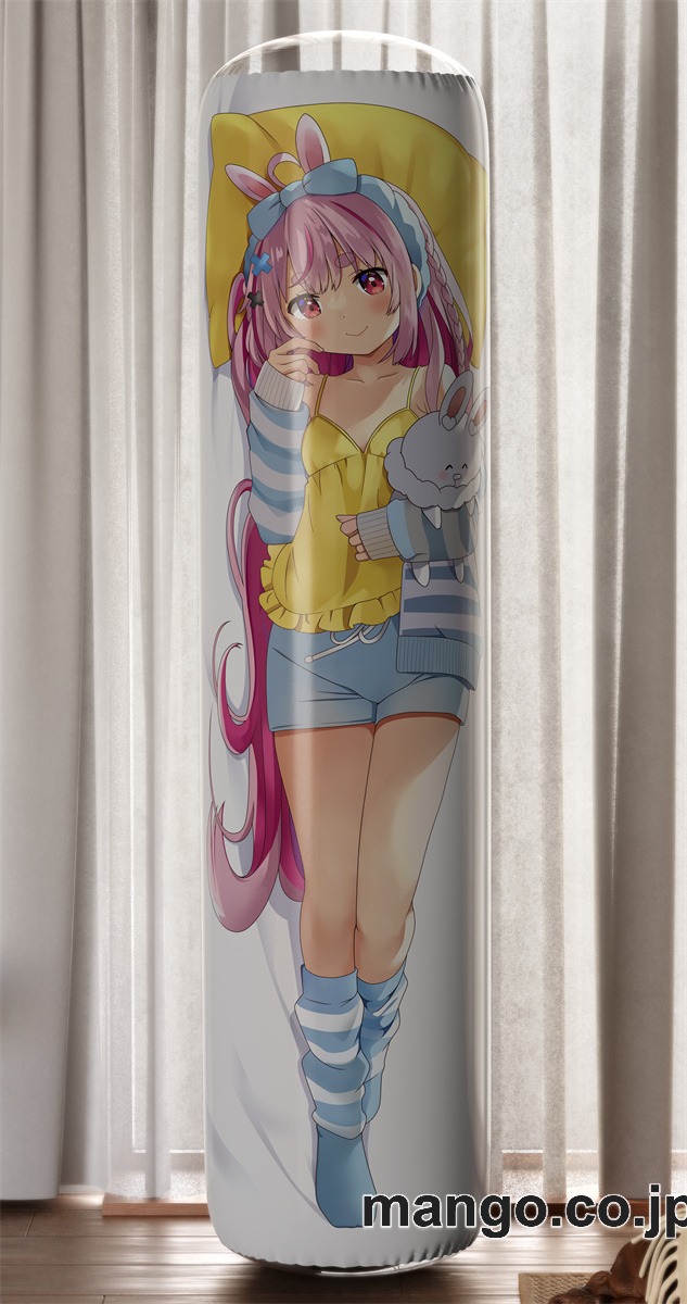 【おきあがりこぼし】アニメ キャラクター 等身大 PVC バランスクッション【バーチャルYoutuber】兎鞠まり PVC製 キャラクターグッズ コレクション用 2