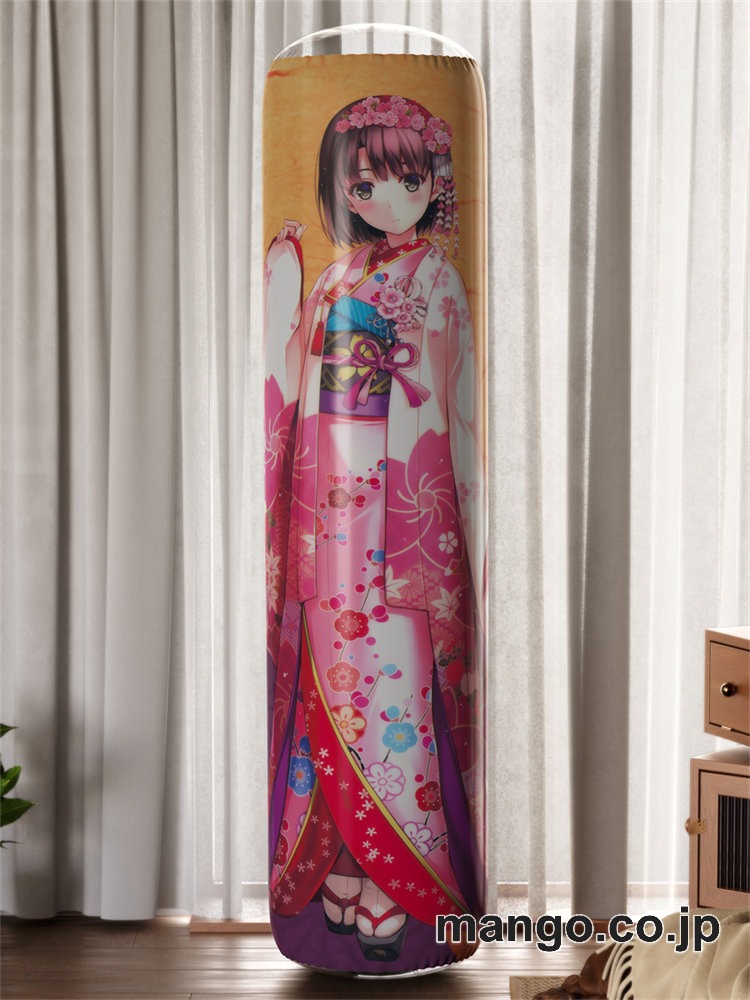 【おきあがりこぼし】アニメ キャラクター 等身大 PVC バランスクッション【冴えない彼女の育てかた】加藤恵 霞ヶ丘詩羽 PVC製 キャラクターグッズ コレクション用 2