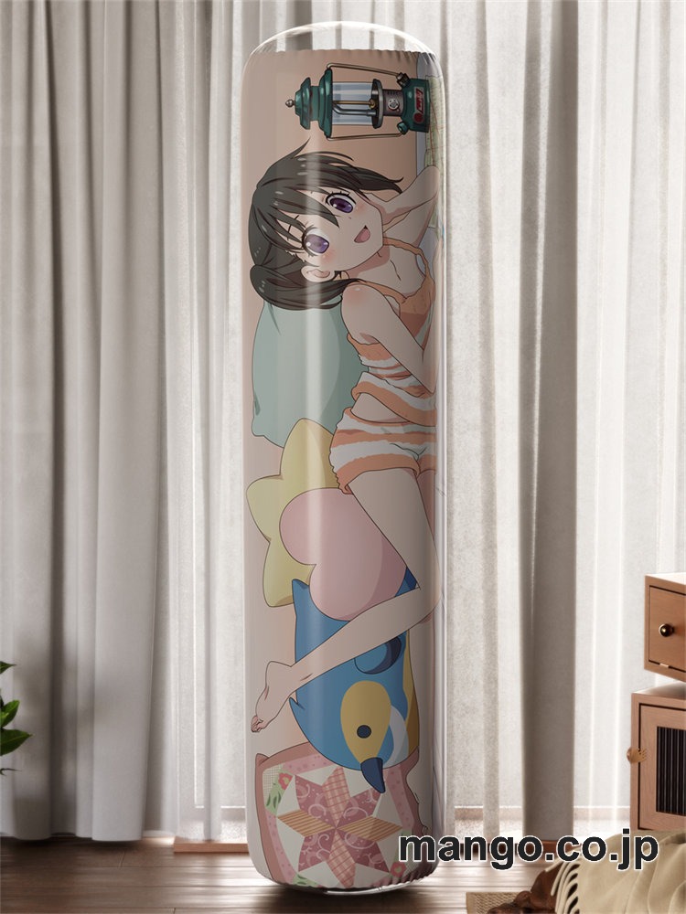 【おきあがりこぼし】アニメ キャラクター 等身大 PVC バランスクッション【ヤマノススメ】ひなた PVC製 キャラクターグッズ コレクション用