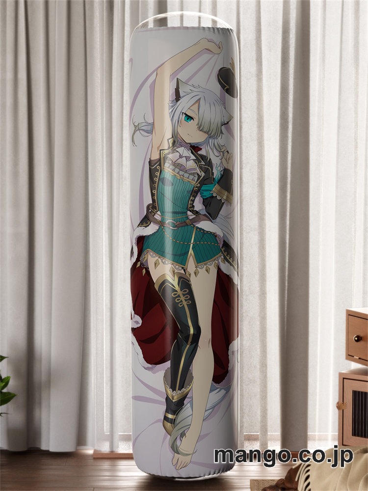 【おきあがりこぼし】アニメ キャラクター 等身大 PVC バランスクッション【イースIX】キリシャ・ペンドルトン白猫 PVC製 キャラクターグッズ コレクション用