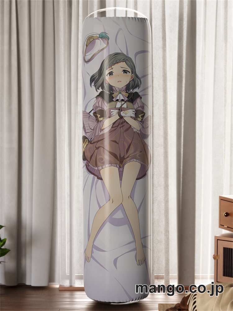 【おきあがりこぼし】アニメ キャラクター 等身大 PVC バランスクッション【イースIX】キリシャ・ペンドルトン白猫 PVC製 キャラクターグッズ コレクション用 2