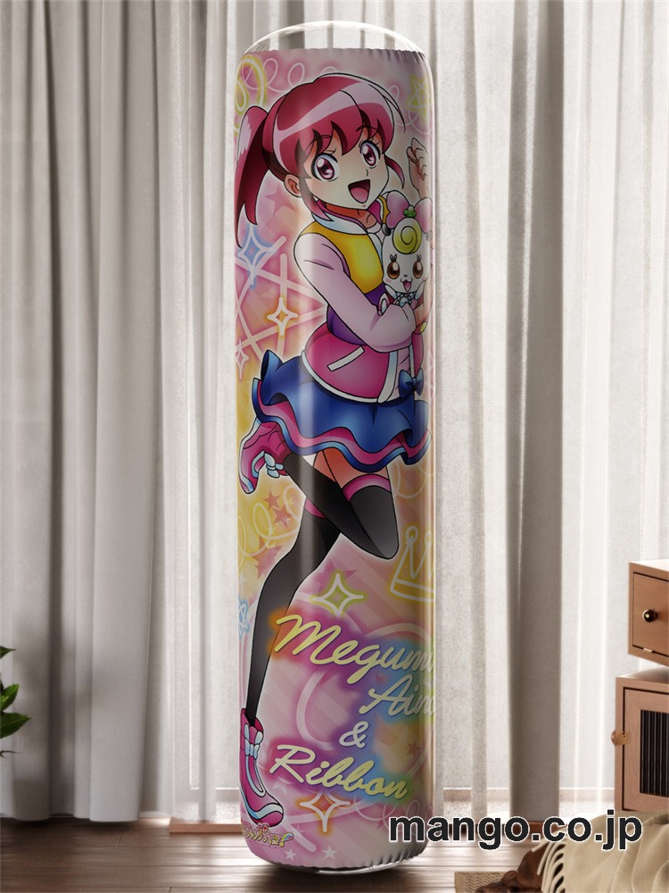 【おきあがりこぼし】アニメ キャラクター 等身大 PVC バランスクッションハピネスチャージプリキュア！愛乃めぐみ&白雪ひめ PVC製 キャラクターグッズ コレクション用 2